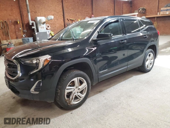 2018 GMC Terrain SLE z VIN 3GKALTEX4JL314021, wystawiony jako Copart lot #54876995 z przebiegiem 106 259 mil mil oraz Szkoda całkowita • Salvage title. Historia ofert i sprzedaży dostępna na DreamBid. Obrazek 1.