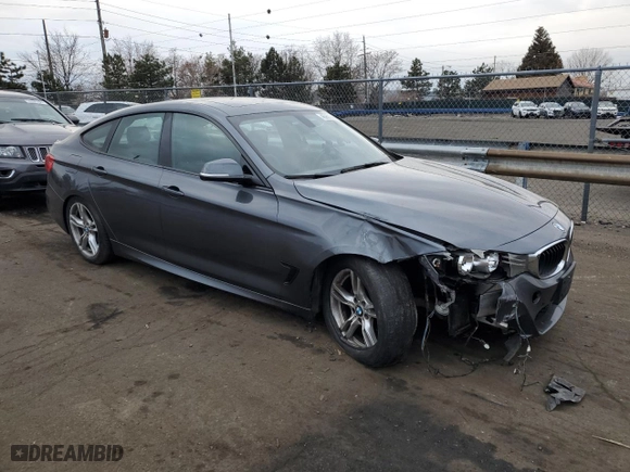 2016 BMW 3 Series Gran Turismo 328i xDrive with VIN WBA8Z5C50GG500347, listed as a Copart auction lot 45960544 with 69,008 mi miles. Bid and sale history available at carsss.com. Image 4.