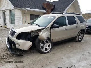 2008 GMC Acadia SLE1 z VIN 1GKER13788J287608, wystawiony jako Copart lot #44259095 z przebiegiem 154 354 mil mil oraz Szkoda całkowita • Salvage title. Historia ofert i sprzedaży dostępna na DreamBid. Obrazek 1.