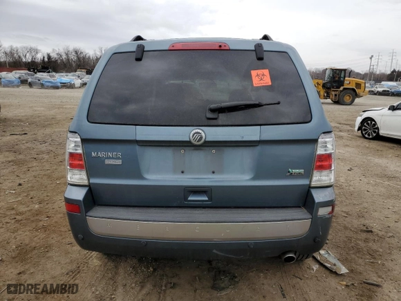 2011 Mercury Mariner Premier with VIN 4M2CN9HG7BKJ00344, listed as a Copart auction lot 47822215 with 107,070 mi miles and Salvage Title. Bid and sale history available at carsss.com. Image 6.