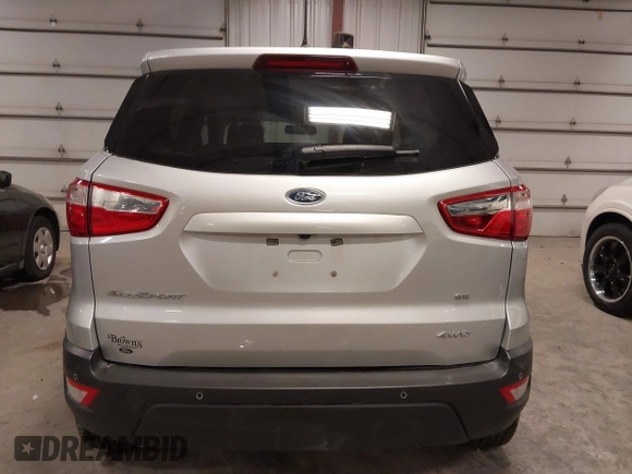 2022 Ford EcoSport SE with VIN MAJ6S3GL9NC460808, listed as a IAAI auction lot 41488568 with 15,477 mi miles and . Bid and sale history available at DreamBid. Image 17.