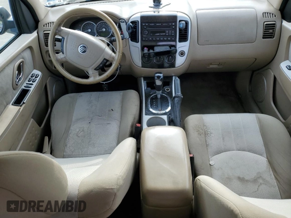 2007 Mercury Mariner Luxury with VIN 4M2CU91167KJ17684, listed as a Copart auction lot 44771875 with 192,213 mi miles and Salvage title. Bid and sale history available at DreamBid. Image 8.