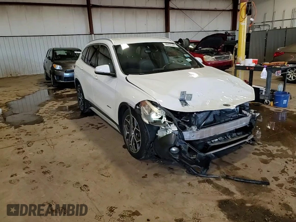 2017 BMW X1 xDrive28i with VIN WBXHT3C36H5F76388, listed as a Copart auction lot 48435305 with 51,841 mi miles and Salvage title. Bid and sale history available at DreamBid. Image 14.