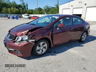 2014 Honda Civic LX z VIN 19XFB2F53EE200775, wystawiony jako Copart lot #56650185 z przebiegiem 81 046 mil mil oraz Szkoda całkowita • Salvage title. Historia ofert i sprzedaży dostępna na DreamBid. Obrazek 1.