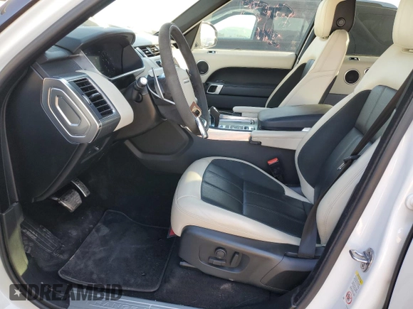 2022 Land Rover Range Rover Sport HST with VIN SALWS2RU7NA796472, listed as a Copart auction lot 84107624 with 44,218 mi miles and Salvage Title. Bid and sale history available at carsss.com. Image 7.