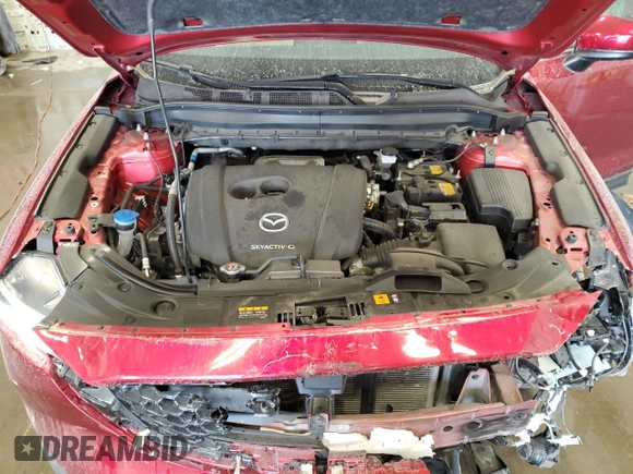 2023 Mazda CX-5 S Premium with VIN JM3KFBDM5P0288650, listed as a Copart auction lot 56188885 with 20,405 mi miles and Salvage Title. Bid and sale history available at DreamBid. Image 12.