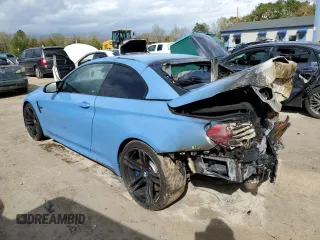 2016 BMW M4 with VIN WBS3U9C5XGP970025, listed as a Copart auction lot 46482935 with 0 mi miles and Non Repairable. Bid and sale history available at carsss.com. Image 2.