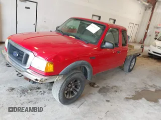 2004 Ford Ranger XL Fleet with VIN 1FTZR45E54PB61806, listed as a IAAI auction lot 42623722 with 313,437 mi miles and . Bid and sale history available at DreamBid. Image 2.