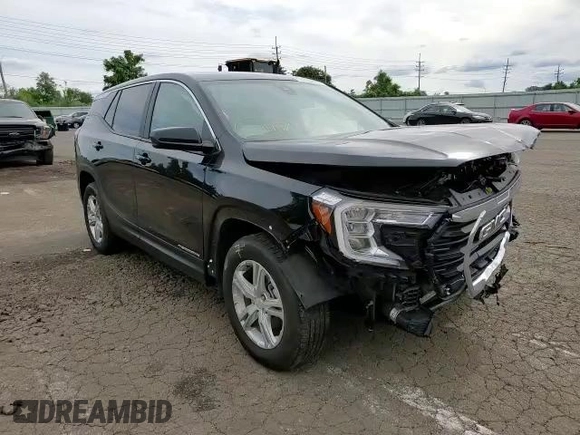 2022 GMC Terrain SLE with VIN 3GKALMEV4NL143734, listed as a Copart auction lot 54038462 with 26,414 mi miles and Salvage Title. Bid and sale history available at carsss.com. Image 11.
