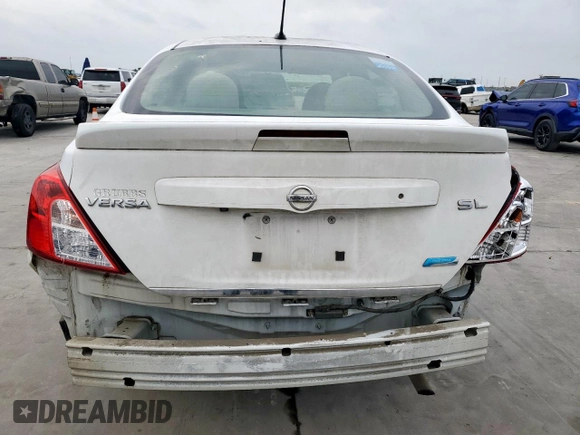 2016 Nissan Versa SV with VIN 3N1CN7AP7GL856138, listed as a Copart auction lot 53821825 with 153,556 mi miles and Clean Title. Bid and sale history available at carsss.com. Image 6.