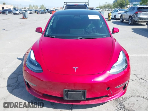 2021 Tesla Model 3 Long Range with VIN 5YJ3E1EB4MF936743, listed as a IAAI auction lot 42154322 with 46,983 mi miles and . Bid and sale history available at DreamBid. Image 12.