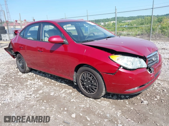 2009 Hyundai Elantra GLS with VIN KMHDU46D69U677160, listed as a IAAI auction lot 42393190 with 100,275 mi miles and . Bid and sale history available at DreamBid. Image 1.