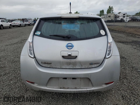 2013 Nissan LEAF SL with VIN 1N4AZ0CP9DC413421, listed as a Copart auction lot 54562415 with 84,490 mi miles and Salvage title. Bid and sale history available at DreamBid. Image 6.