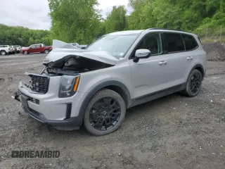 2022 Kia Telluride SX with VIN 5XYP5DHC4NG222306, listed as a Copart auction lot 57722155 with 83,982 mi miles and Salvage title. Bid and sale history available at DreamBid. Image 1.