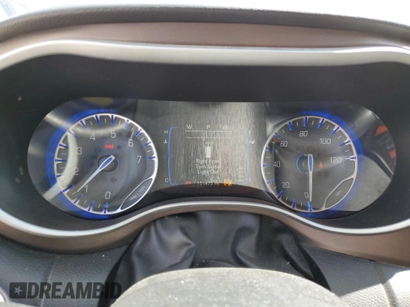 2017 Chrysler Pacifica Touring L with VIN 2C4RC1BG4HR821229, listed as a Copart auction lot 53313955 with 151,475 mi miles and Salvage Title. Bid and sale history available at DreamBid. Image 9.