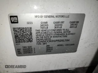 2023 Chevrolet Suburban LT with VIN 1GNSCCKD1PR291784, listed as a Copart auction lot 42632445 with 65,259 mi miles and Clean Title. Bid and sale history available at DreamBid. Image 13.