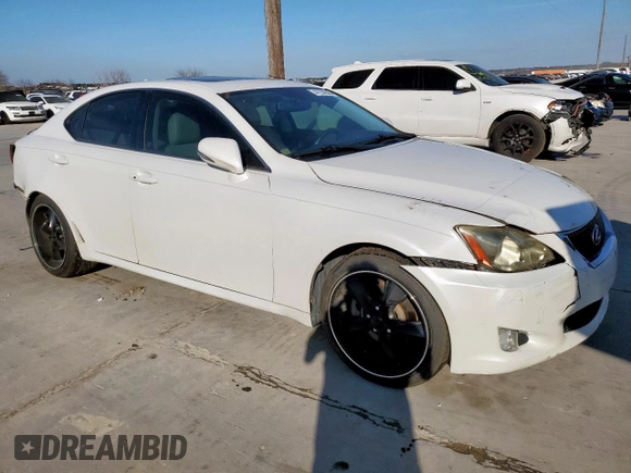 2010 Lexus IS 250 with VIN JTHBF5C25A5126925, listed as a Copart auction lot 47232905 with Not Provided miles and Salvage Title. Bid and sale history available at carsss.com. Image 4.