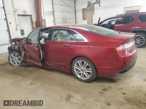 2015 Lincoln MKZ z VIN 3LN6L2J92FR624638, wystawiony jako Copart lot #57158245 z przebiegiem 150 045 mil mil oraz Szkoda całkowita • Salvage title. Historia ofert i sprzedaży dostępna na DreamBid. Obrazek 2.