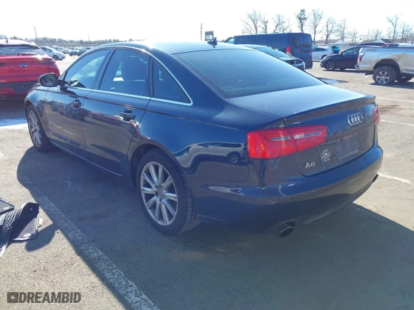 2014 Audi A6 2.0T Premium Plus with VIN WAUGFAFC4EN133050, listed as a IAAI auction lot 41625553 with 130,251 mi miles. Bid and sale history available at carsss.com. Image 3.