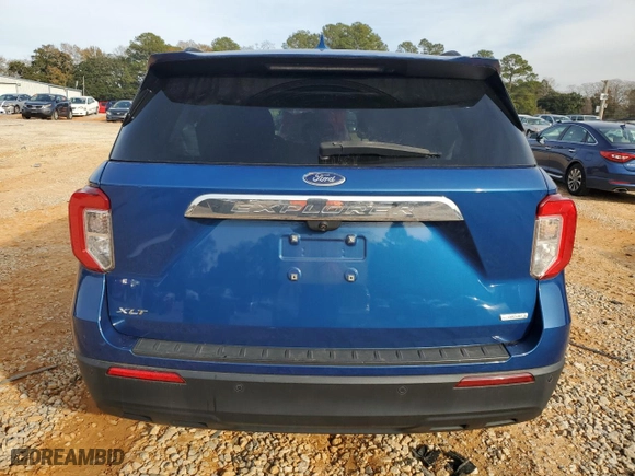 2020 Ford Explorer XLT with VIN 1FMSK7DH3LGB26887, listed as a Copart auction lot 41842605 with 81,796 mi miles and Non Repairable. Bid and sale history available at carsss.com. Image 6.