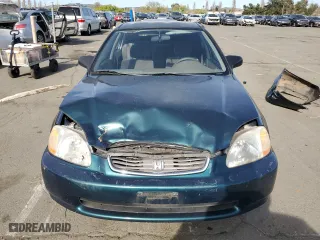 1996 Honda Civic DX with VIN 1HGEJ6628TL025702, listed as a Copart auction lot 50089245 with 164,733 mi miles and Salvage Title. Bid and sale history available at carsss.com. Image 5.