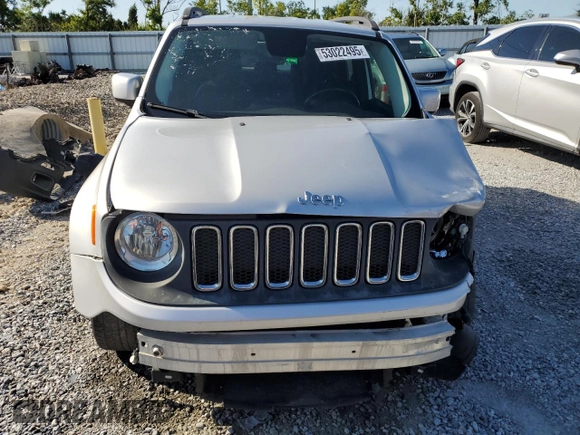 2015 Jeep Renegade Latitude with VIN ZACCJABT0FPB40608, listed as a Copart auction lot 53022495 with 140,007 mi miles and Salvage Title. Bid and sale history available at DreamBid. Image 5.