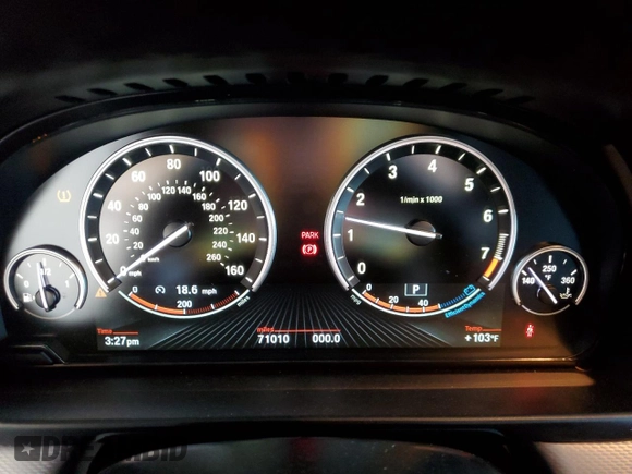 2013 BMW 5 Series 550i with VIN WBAFR9C5XDD226635, listed as a Copart auction lot 74282014 with 71,010 mi miles and Clean Title. Bid and sale history available at DreamBid. Image 9.