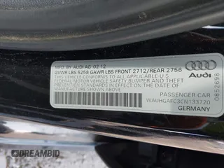 2012 Audi A6 Prestige с VIN WAUHGAFC3CN133720, выставлен на аукционе IAAI как лот 42149199 с пробегом 205 065 миль миль и . История ставок и продаж доступна на DreamBid. Изображение 9.