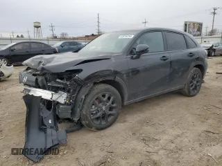2024 Honda HR-V Sport with VIN 3CZRZ2H51RM744848, listed as a Copart auction lot 43876235 with 7,374 mi miles and Salvage Title. Bid and sale history available at DreamBid. Image 1.