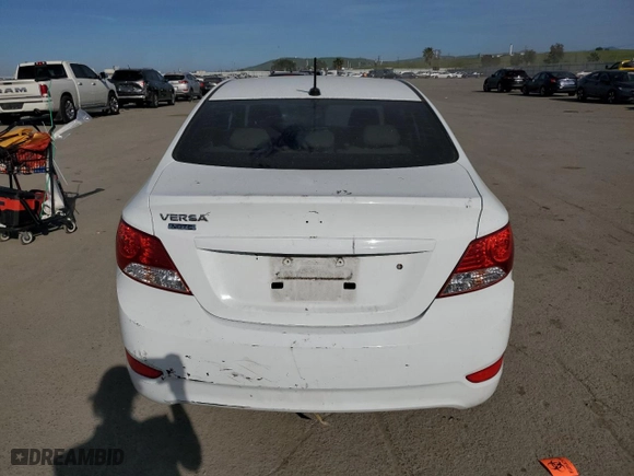 2013 Hyundai Accent GLS with VIN KMHCU4AE7DU562572, listed as a Copart auction lot 50379105 with 114,632 mi miles and Salvage Title. Bid and sale history available at carsss.com. Image 6.
