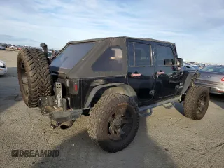 2008 Jeep Wrangler Unlimited X with VIN 1J4GB39168L649280, listed as a Copart auction lot 81379354 with 161,365 mi miles and Salvage Title. Bid and sale history available at DreamBid. Image 3.