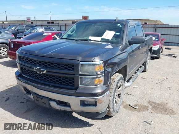 2015 Chevrolet Silverado 1500 LT with VIN 3GCUKREC2FG232302, listed as a IAAI auction lot 41652224 with 231,334 mi miles. Bid and sale history available at carsss.com. Image 2.