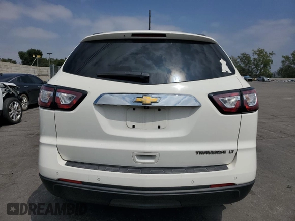 2014 Chevrolet Traverse LT with VIN 1GNKRGKD9EJ142007, listed as a Copart auction lot 54336475 with 160,585 mi miles and Salvage Title. Bid and sale history available at carsss.com. Image 6.