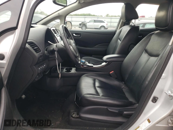 2016 Nissan LEAF S with VIN 1N4BZ0CP1GC311250, listed as a Copart auction lot 63295343 with 43,542 mi miles. Bid and sale history available at carsss.com. Image 7.