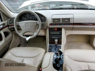 1999 Mercedes-Benz S-Class with VIN WDBGA43G3XA428658, listed as a Copart auction lot 72226714 with 131,441 mi miles and Salvage Title. Bid and sale history available at carsss.com. Image 8.