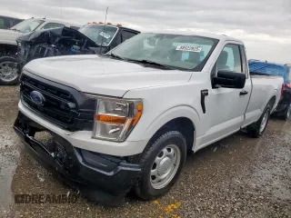 2021 Ford F-150 XL with VIN 1FTMF1CB8MKE25589, listed as a Copart auction lot 88922925 with Not provided miles and Salvage title. Bid and sale history available at DreamBid. Image 1.