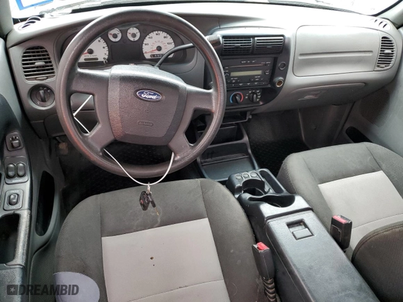 2007 Ford Ranger STX with VIN 1FTYR44U57PA25510, listed as a Copart auction lot 84859934 with 131,758 mi miles and Salvage Title. Bid and sale history available at carsss.com. Image 8.