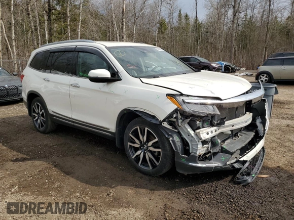 2019 Honda Pilot Touring 7-Passenger with VIN 5FNYF6H64KB503239, listed as a Copart auction lot 52936035 with 83,619 mi miles and Salvage Title. Bid and sale history available at DreamBid. Image 4.