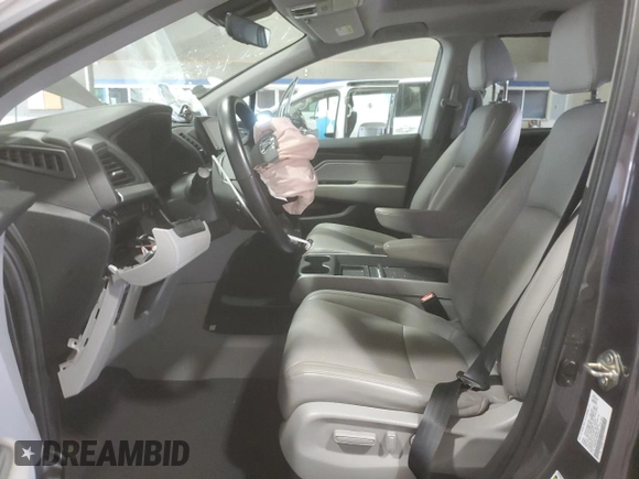 2019 Honda Odyssey EX-L z VIN 5FNRL6H7XKB123313, wystawiony jako Copart lot #56105555 z przebiegiem 50 313 mil mil oraz Szkoda całkowita • Salvage title. Historia ofert i sprzedaży dostępna na DreamBid. Obrazek 7.