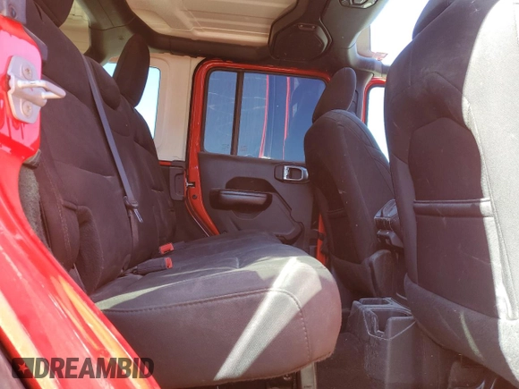 2020 Jeep Wrangler Unlimited Sport S with VIN 1C4HJXDN2LW279810, listed as a Copart auction lot 47481755 with 106,667 mi miles and Salvage title. Bid and sale history available at DreamBid. Image 10.