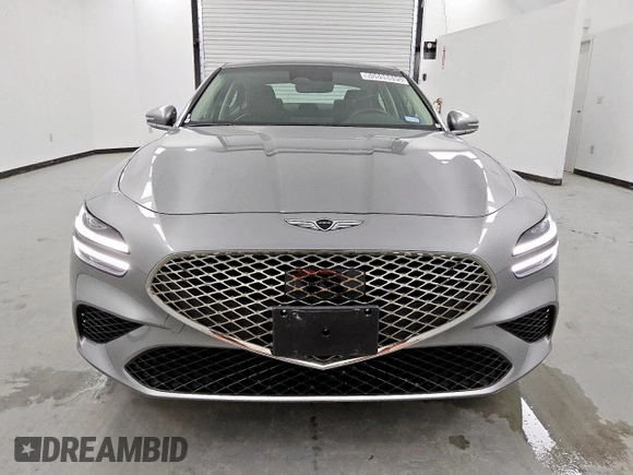 2025 Genesis G70 2.5T with VIN KMTG34SC2SU151097, listed as a Copart auction lot 60698895 with 10,345 mi miles and Clean title. Bid and sale history available at DreamBid. Image 5.