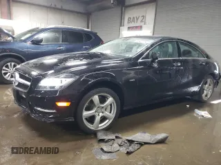 2012 Mercedes-Benz CLS-Class CLS 550 with VIN WDDLJ9BB4CA046481, listed as a Copart auction lot 83432294 with 28,934 mi miles and Salvage Title. Bid and sale history available at carsss.com. Image 1.