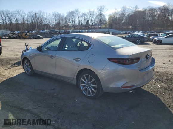 2022 Mazda 3 Carbon Edition with VIN 3MZBPACL0NM318377, listed as a Copart auction lot 50489375 with 47,326 mi miles and Salvage title. Bid and sale history available at DreamBid. Image 2.