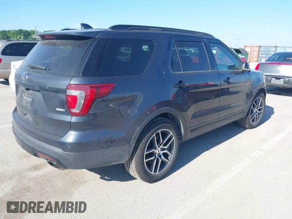 2017 Ford Explorer Sport with VIN 1FM5K8GT6HGD63299, listed as a IAAI auction lot 42602283 with 133,417 mi miles and . Bid and sale history available at DreamBid. Image 4.
