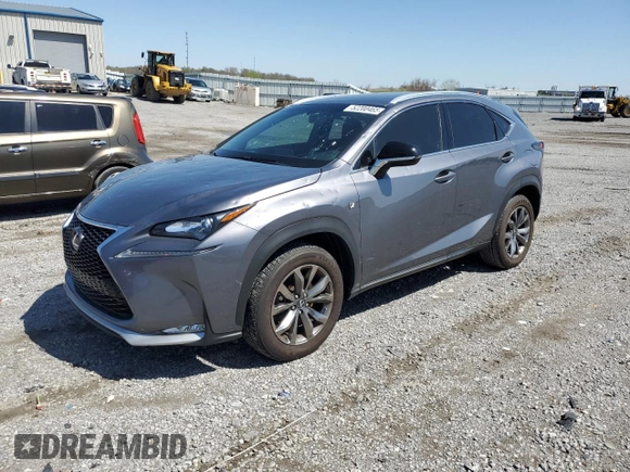 2017 Lexus NX 200t with VIN JTJYARBZ1H2070216, listed as a Copart auction lot 52200465 with 90,668 mi miles and Salvage title. Bid and sale history available at DreamBid. Image 1.