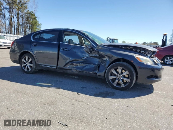 2008 Lexus GS 350 with VIN JTHCE96S180015712, listed as a Copart auction lot 49552275 with 0 mi miles and Salvage Title. Bid and sale history available at carsss.com. Image 4.