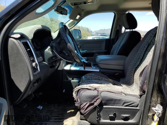 2011 Ram 2500 SLT with VIN 3D7TT2CT6BG564407, listed as a Copart auction lot 61676895 with 222,722 mi miles and Salvage title. Bid and sale history available at DreamBid. Image 7.