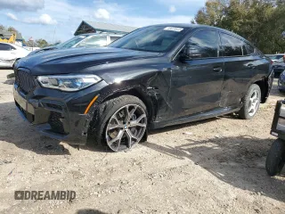 2022 BMW X6 xDrive40i with VIN 5UXCY6C01N9K49185, listed as a Copart auction lot 49020645 with 36,200 mi miles and Salvage Title. Bid and sale history available at carsss.com. Image 1.