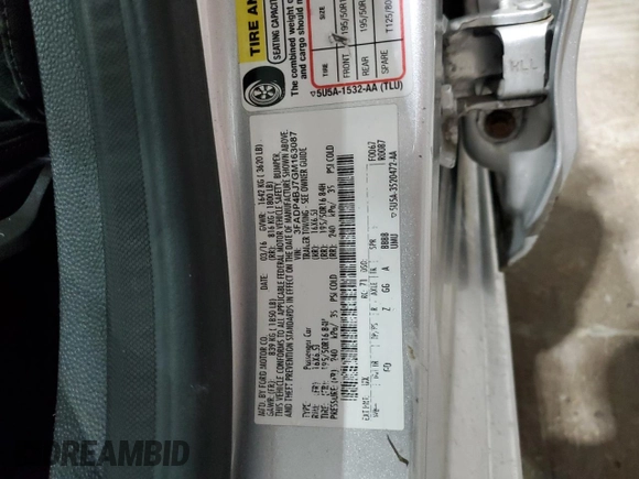 2016 Ford Fiesta SE with VIN 3FADP4BJ7GM163087, listed as a Copart auction lot 55269915 with 113,293 mi miles and Salvage Title. Bid and sale history available at DreamBid. Image 12.