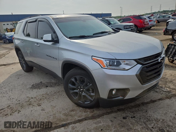 2021 Chevrolet Traverse RS with VIN 1GNERJKWXMJ265485, listed as a Copart auction lot 67362294 with 27,152 mi miles and Salvage Title. Bid and sale history available at carsss.com. Image 4.